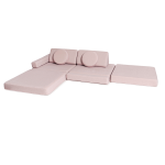 Kindersofa in Zartrosa